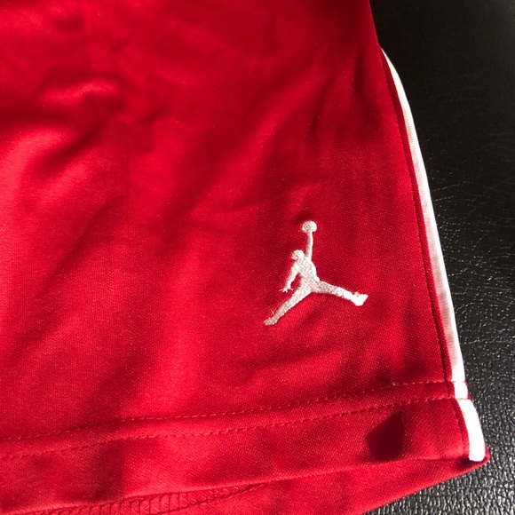 Red and Black Jordan Shorts - Picture 2 of 4